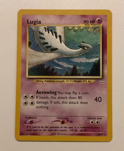 Lugia Pokémon Neo Revelation (tiny crease bottom center)