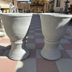 New Flower Pots Made Out Of Cement Perfect Gift 🎁 