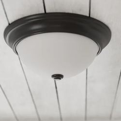 Light Matte MatteBronze Flush Mount Light