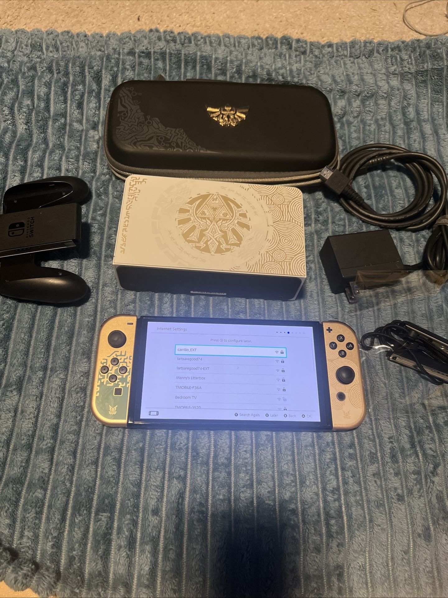 Nintendo Switch OLED Model 64GB The Legend of Zelda Tears of the Kingdom Edition