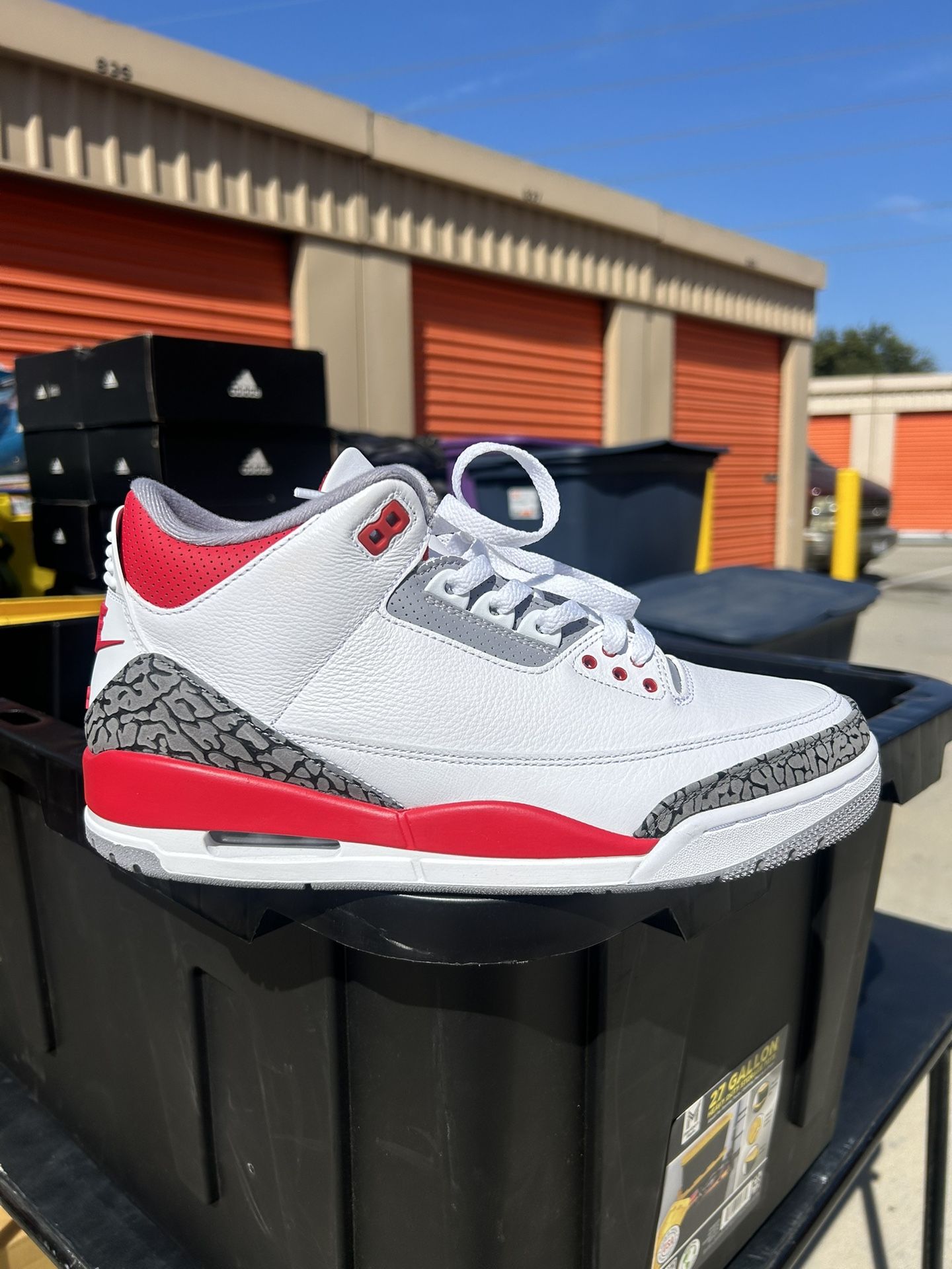 New Jordan 3 Retro “Fire Red” Size 10