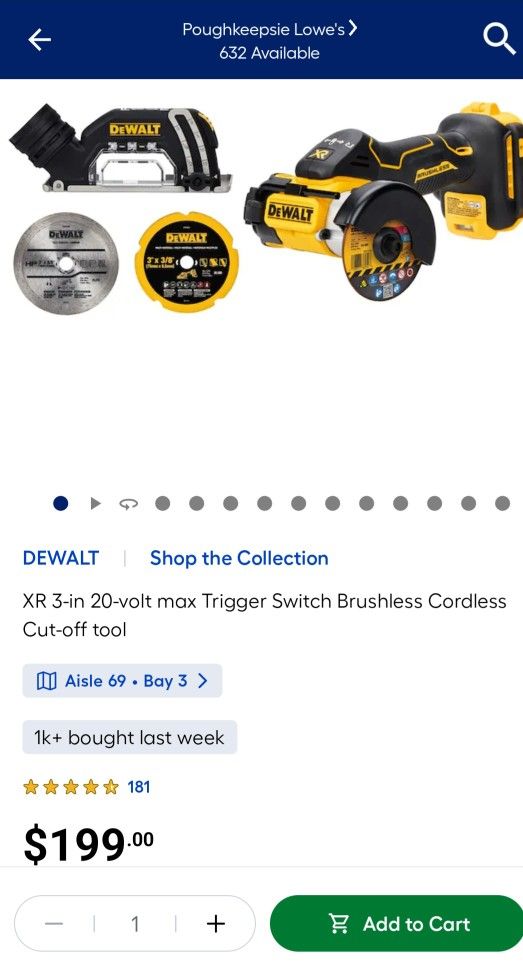 Dewalt Cut Off Tool