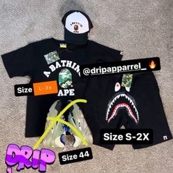 Bape Shirt & Shorts