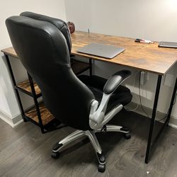 Stylish, Modern Desk and Chair Set - Like New, Great Deal!