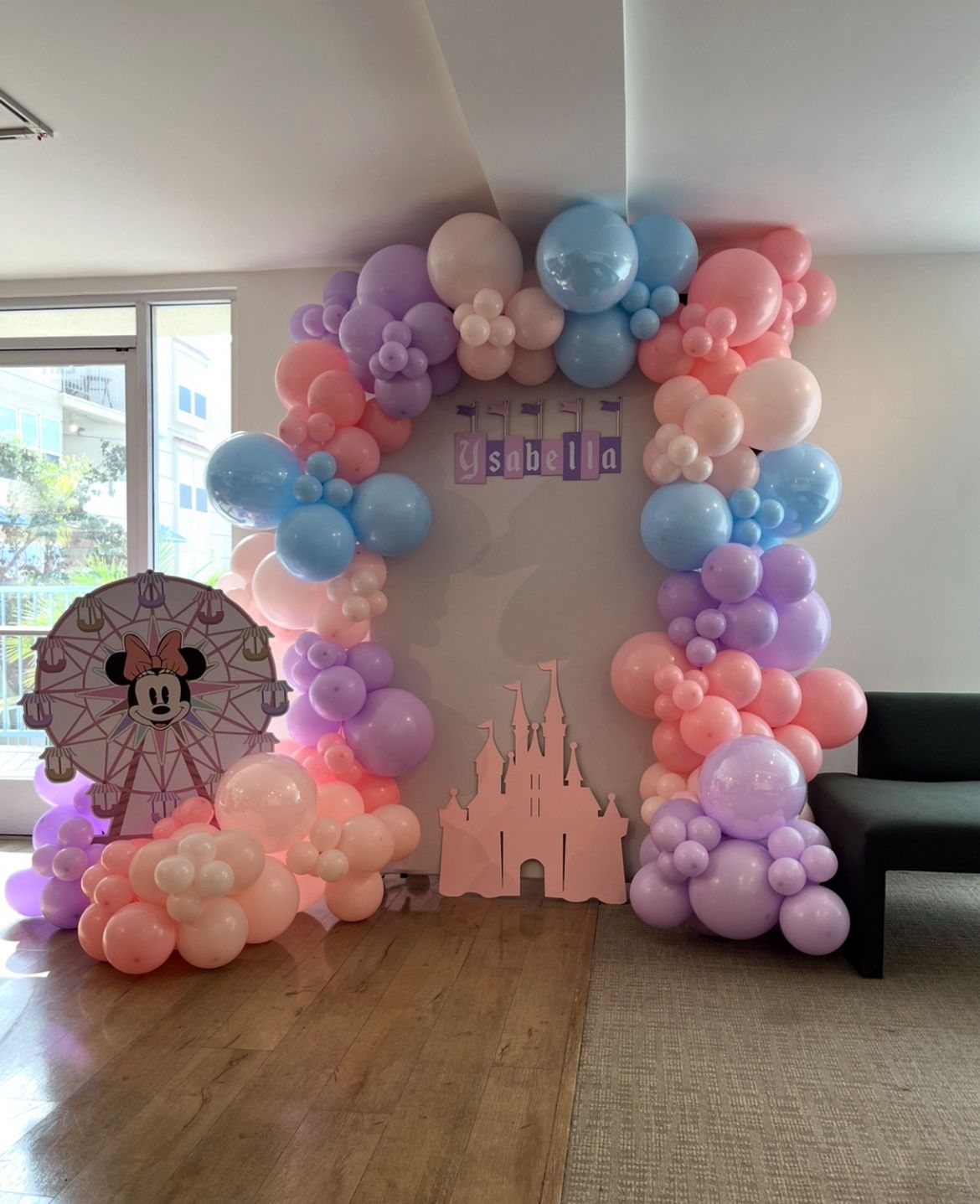 Wood Castle And Ferris Wheel