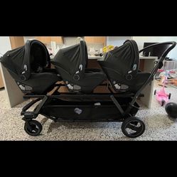 Peg Perego Triplet Stroller 