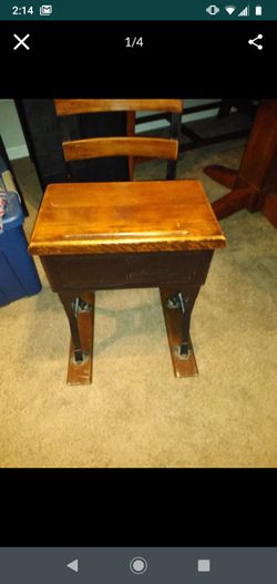 Small Antique School Desk