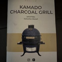 Kamado Charcoal Ceramic Grill- BBQ - Brand New 