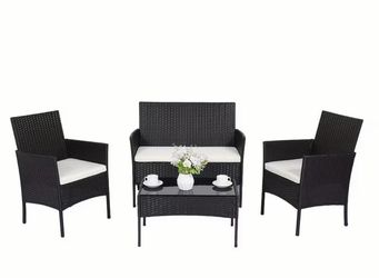 Outdoor wicker furniture