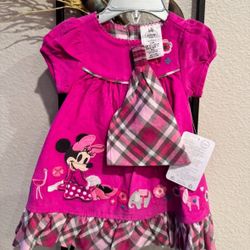 Baby Minnie Dress Size 3-6 Months 