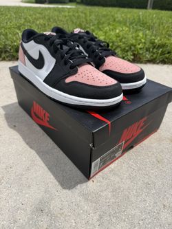 Jordan 1 Low Bleached Coral M9.5 Brand New In Box
