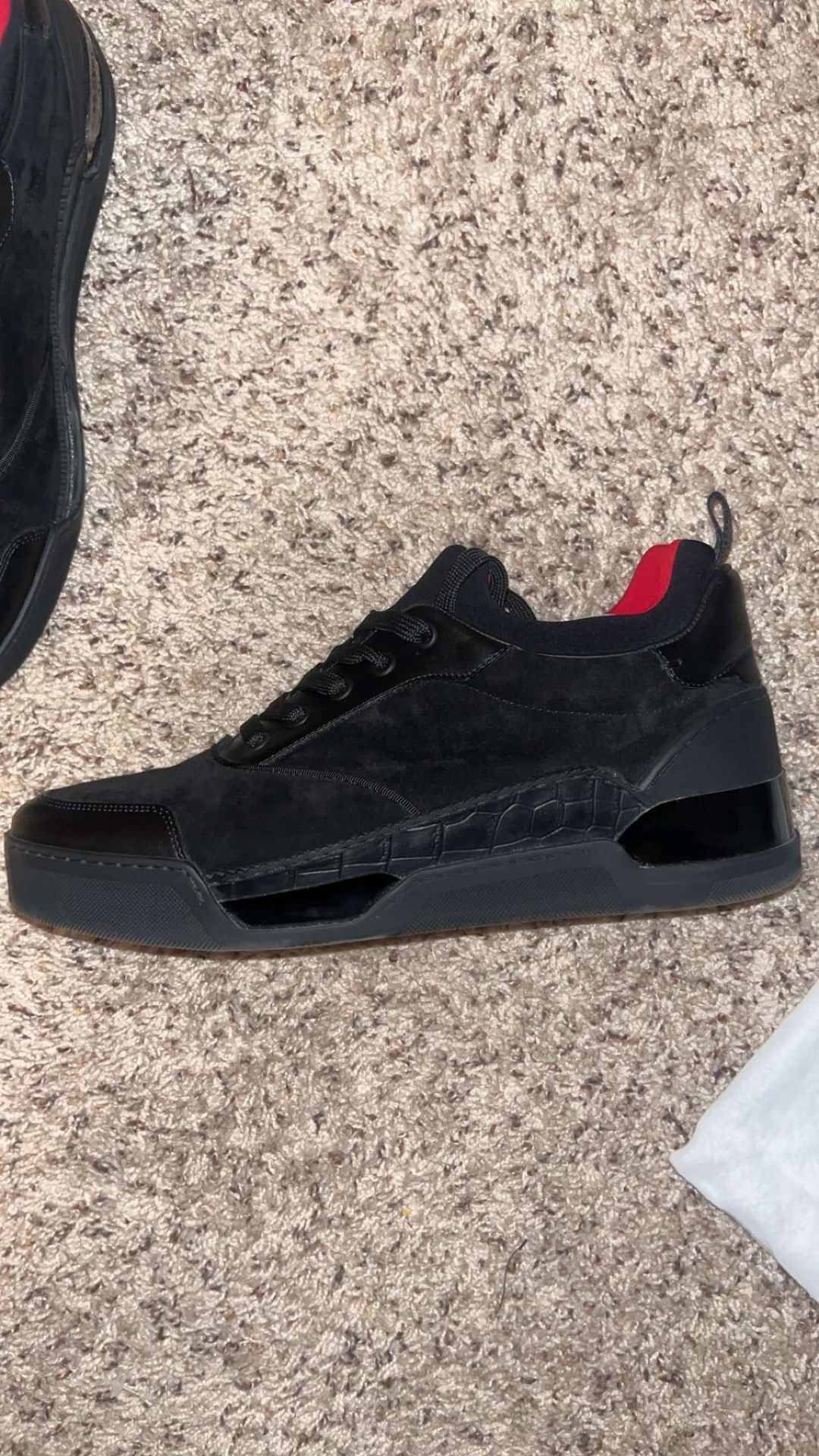 Christian Louboutin Aurelian Flat Suede ‘Black’