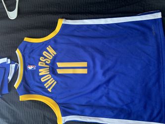 Youth Medium Golden State Warriors Klay Thompson Nike Royal Swingman Jersey - Icon Edition