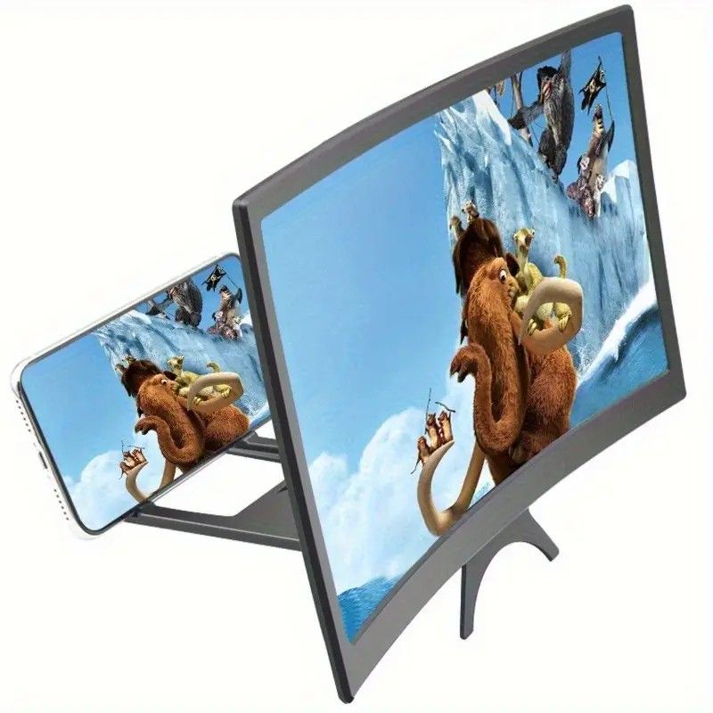 6D HD Phone Screen Magnifier β 12" Display, Foldable & Eye-Protective
