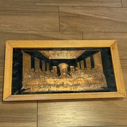 Vintage Copper Relief  “The Last supper” Wall Art Work