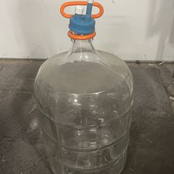 5 Gallon Glass Carboy With Carrier And Cap