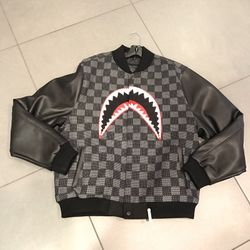 Shark Mouth leather jacket