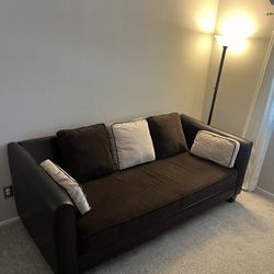 Couch RC Willey leather and fabric