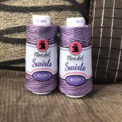 New never usedsetMaxi-Lock  Serger Thread SWIRLS  PURP  BERY 