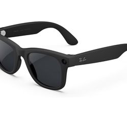 Ray-Ban Meta (Gen 2), Wayfarer Large, Matte Black | Smart AI Glasses for Men, Women — 2x Battery Life — 3K HD Resolution — 12 MP Ultra-Wide Camera, Au