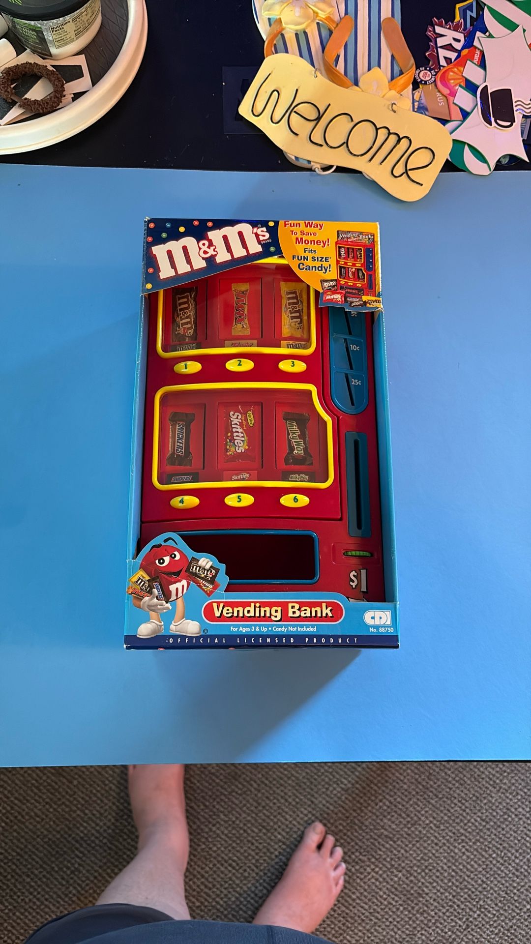 Vintage Vending Bank M&M’s