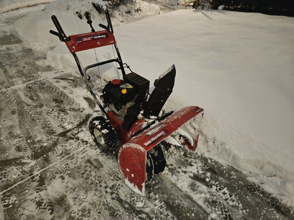 Yard Machines By MTD Self-Propelled Snowblower