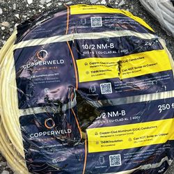 5 Paquetes Copperweld 10/2 NM-B (250 ft) – Copper-Clad Aluminum (CCA)