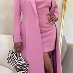 Blazer Pink Color L