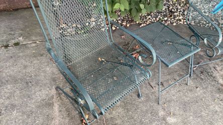 outdoor METAL yard set