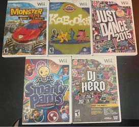 Nintendo Wii 5 Game Bundle
