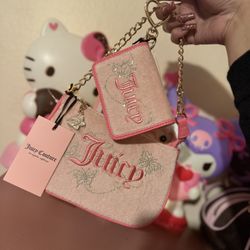 Juicy Couture Wristlet Bag & Wallet 
