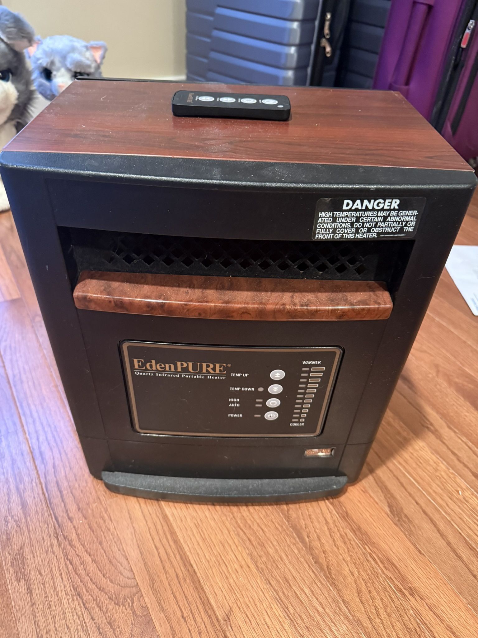 Eden Pure Remote Control Heater