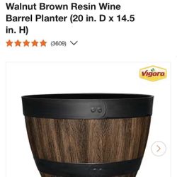 Barrel For Planting , Resin Material