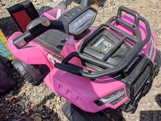 Electric - Rechargeable Kids 4 Wheeler ATV Ride On Car