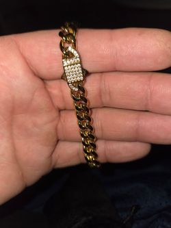7" 5mm Gold Plated Braclet