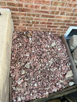 Red/Pink Crushed Landscape Stone