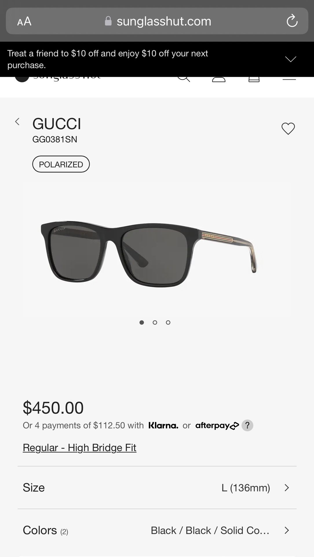 Mens Gucci & Prada Sun Glasses 