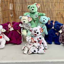 TY Original Beanie Babies Bears