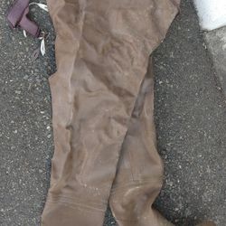 Waders For Fishing In Seattle Size 10 steel shank boots 51" Long