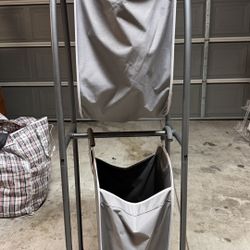 Mobile Laundry Hampers 17”x59” Bag Is 15”x23”