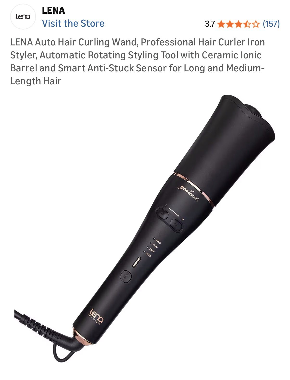 Lena GenieCurl Automatic Curling Iron