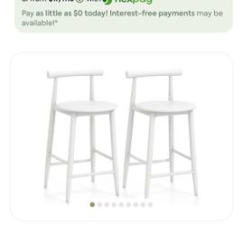 Bar stools white