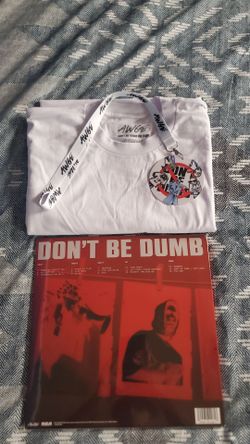 A$AP Rocky Don't Be Dumb - Vinyl, VIP lanyard, White T-shirt