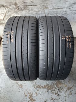 Used 255/35/19 pirelli pz4 run flat tires