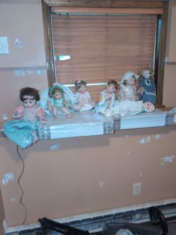 Vintage porcelain dolls