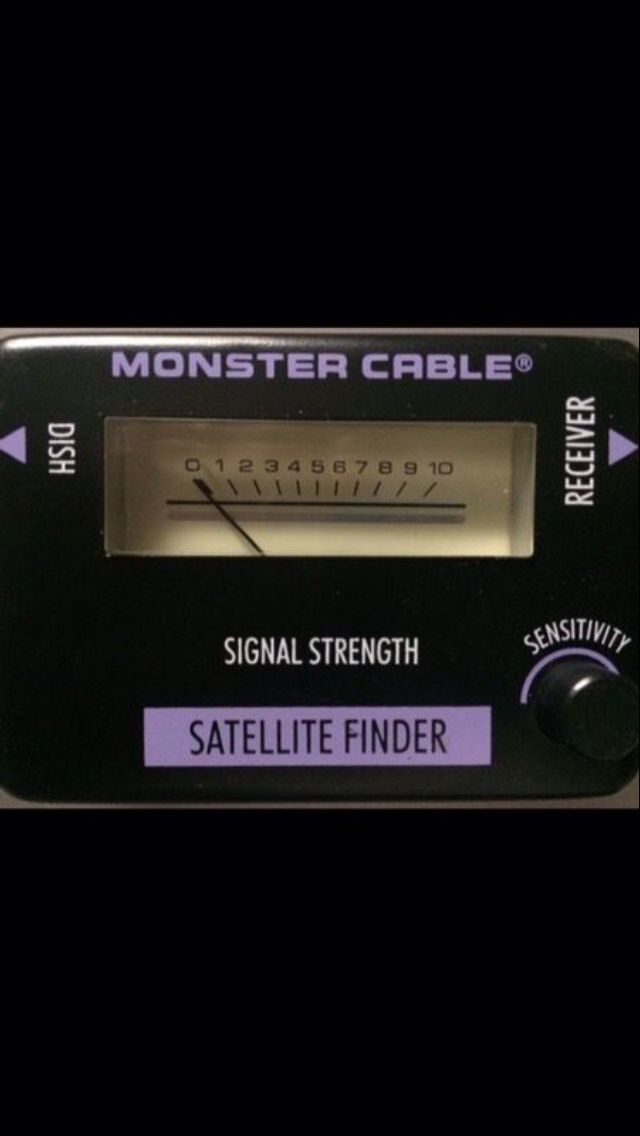 Monster Cable Dish Satellite Signal Tester