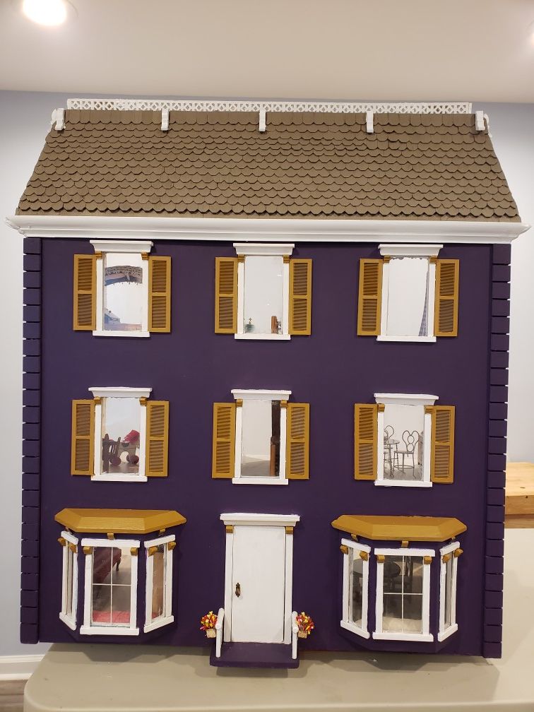 Large Wood Dollhouse