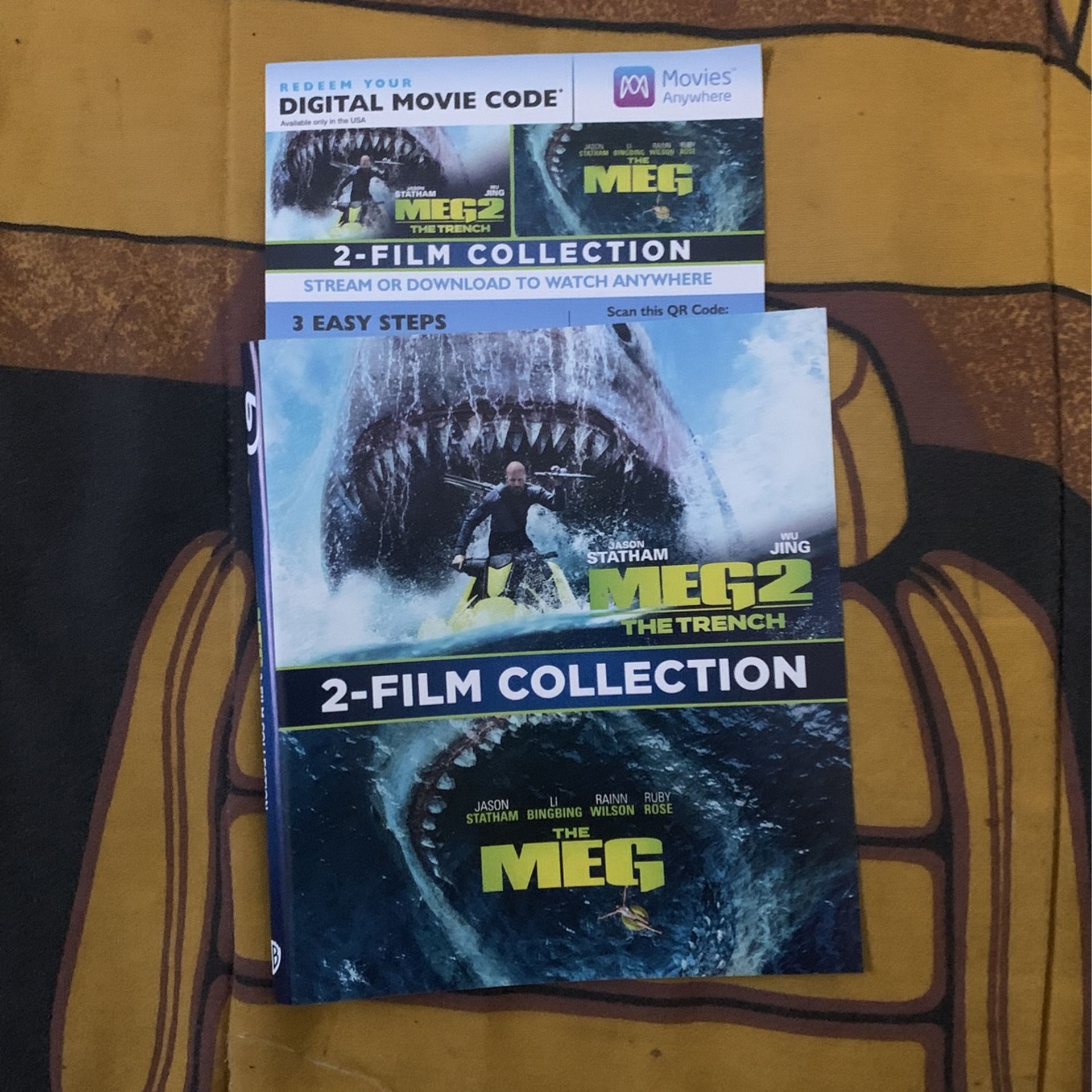 The Meg 2 Film Collection DIGITAL CODE/COPYS ONLY NEVER REDEEMED