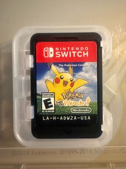 Pokémon Let's Go Pikachu Nintendo Switch Game