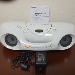 Sony Personal Audio Player - CD and AM/FM Radio